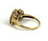 Vintage 10K Gold & Actinolite Quartz Cocktail Ring - 6