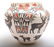 M. Antonio Acoma Pueblo Pottery Animal Motif Olla - 2