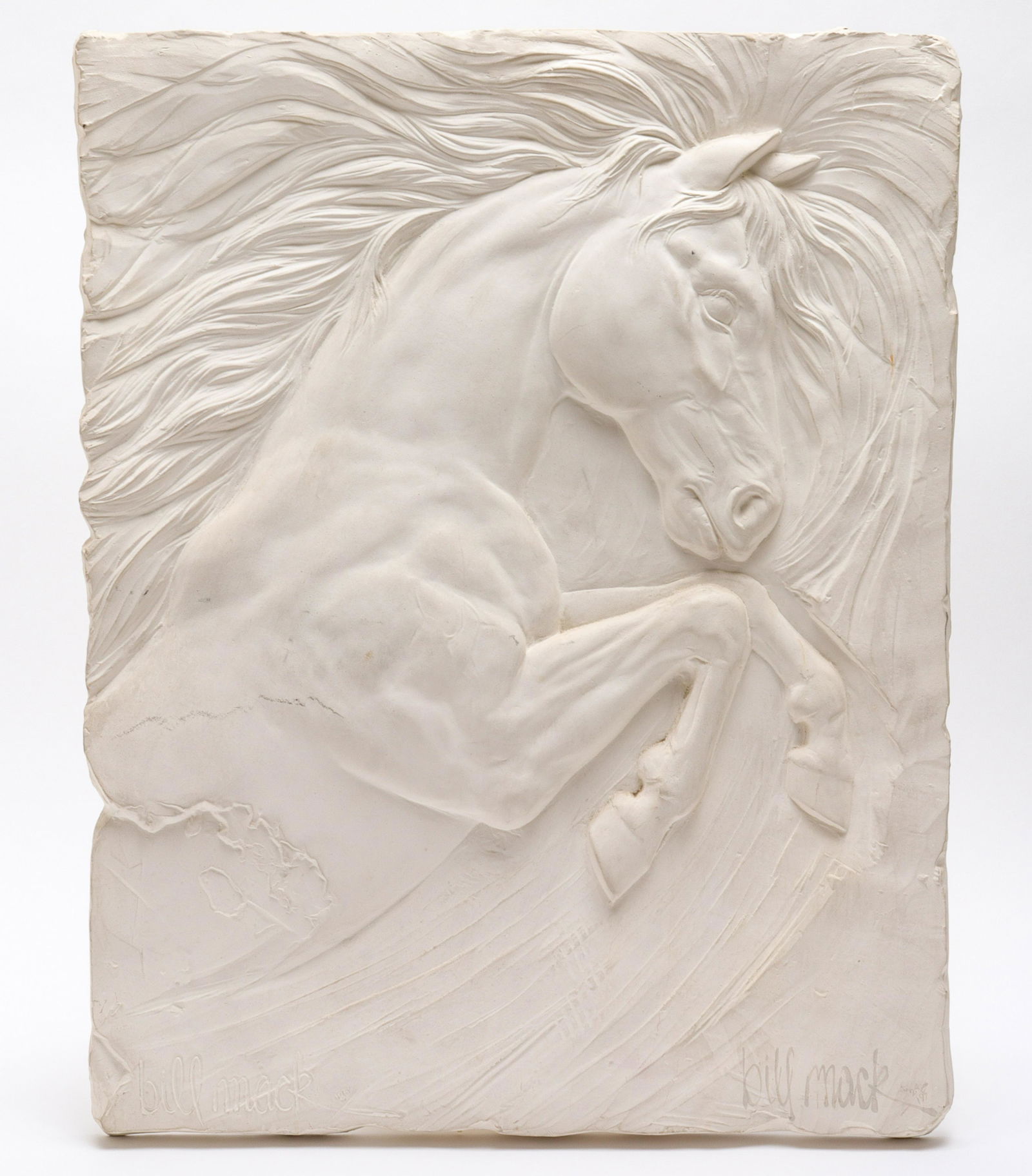 Bill Mack Plaster Relief Plaque (1 of 7)