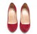Christian Louboutin Red Suede Pumps, Size 38 - 2