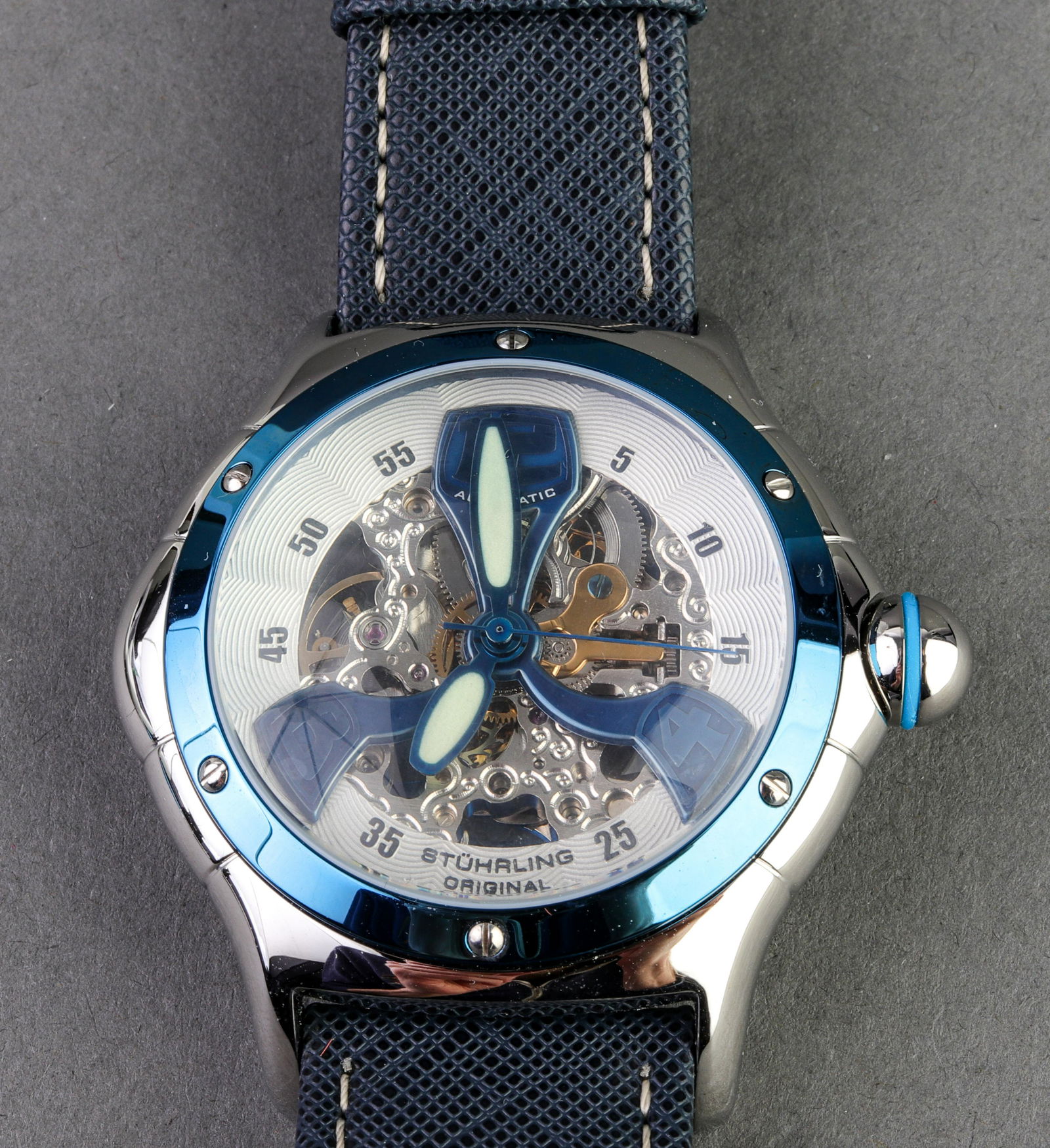 Stuhrling Stainless Steel Automatic Watch (1 of 6)