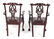 Chippendale Style Upholstered Arm Chairs, Pair - 7