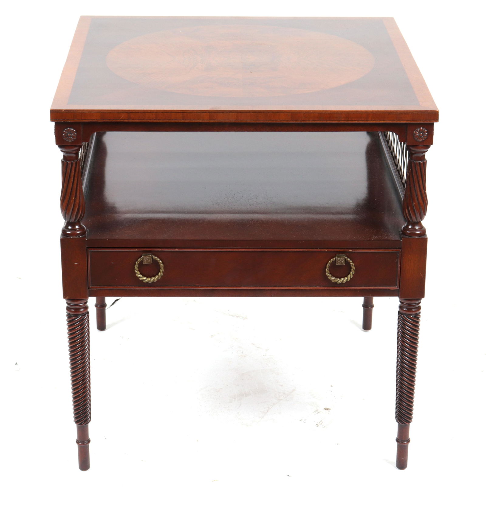 Early 20th Century Sheraton Style Side Table (1 of 7)