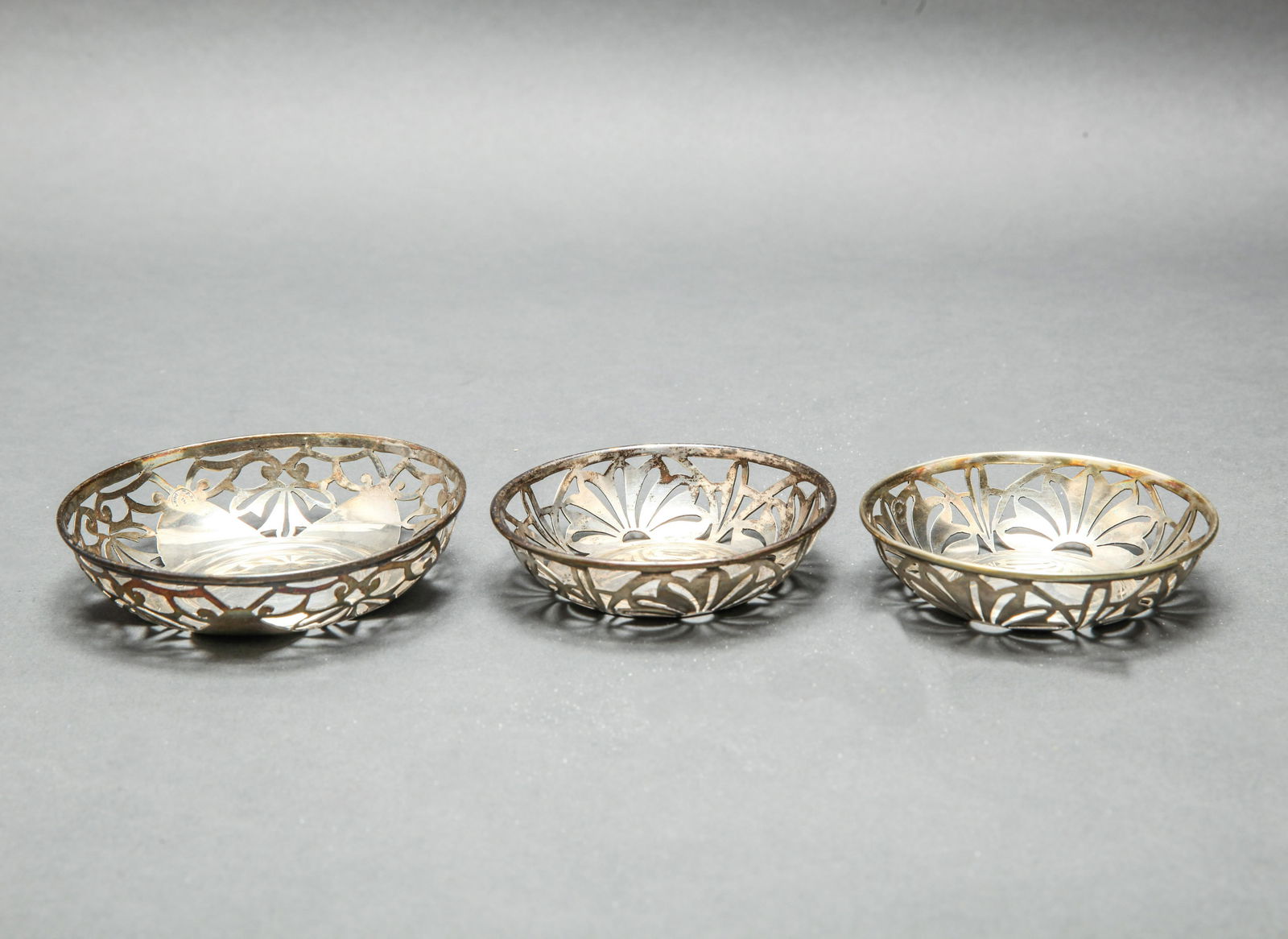 Pierced Portuguese Silver Dishes, 3 (1 of 4)