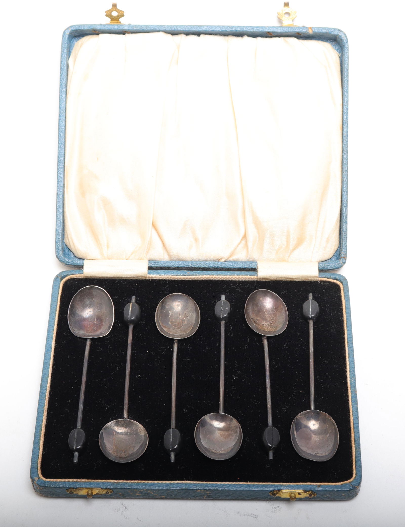 Marson & Jones Art Deco Silver Spoon Set, 1930 (1 of 6)