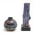Contemporary Art Pottery Blue Glaze Vases, 2 - 4