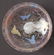 Moser Style Enameled Glass Dome w Butterflies - 5