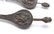 Chinese Bronze & Jadeite Figural Pipa Locks , 2 - 4