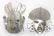 Mexican Mask Wall Sculptures, 2 Pcs.