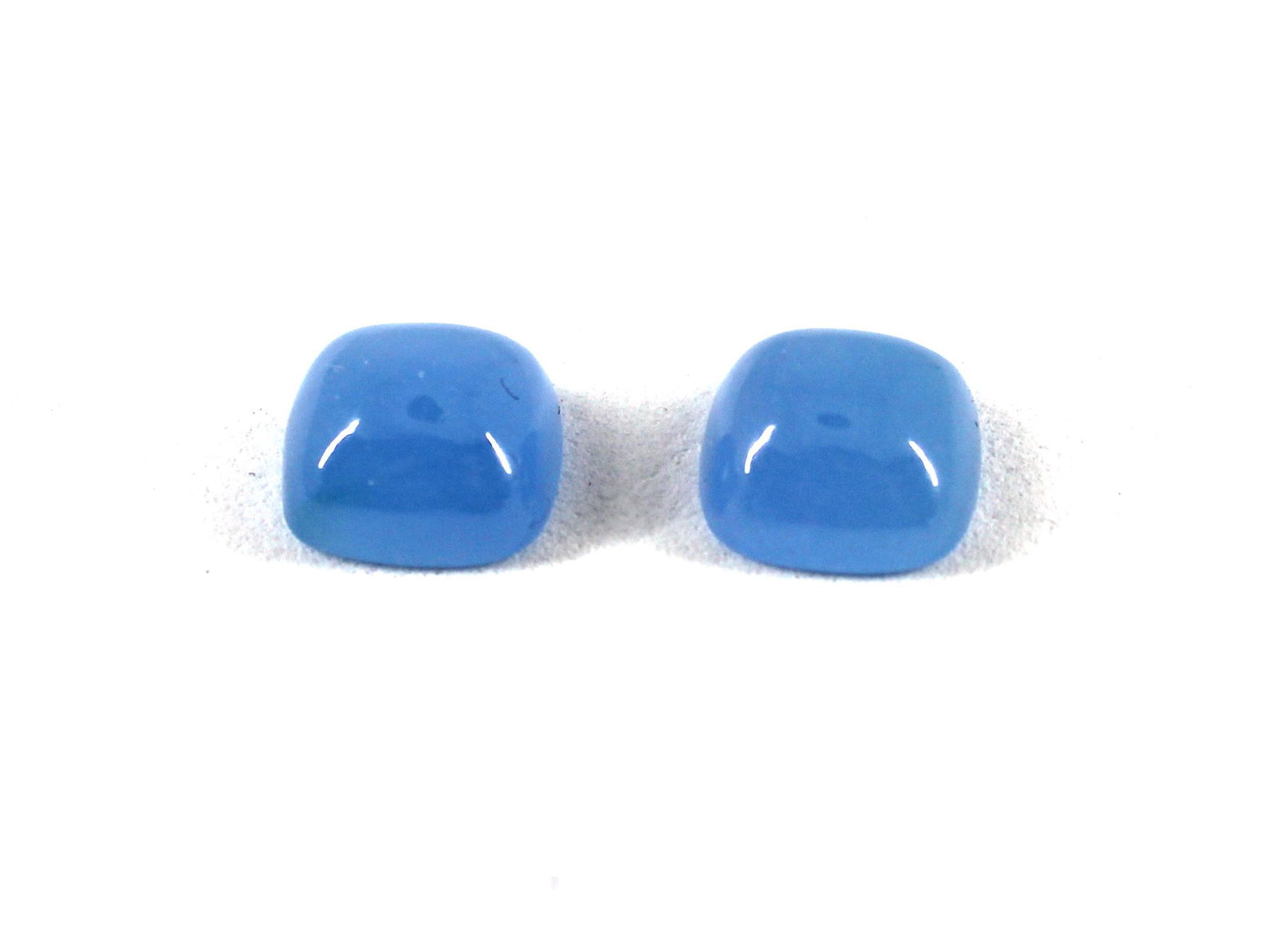 10.1 cttw. Loose Periwinkle Blue Jadeite Stones, 2 (1 of 4)