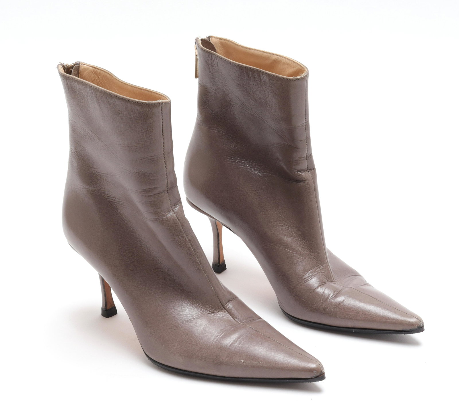 Jimmy Choo Leather Ankle Boots, Size 37.5 (1 of 6)