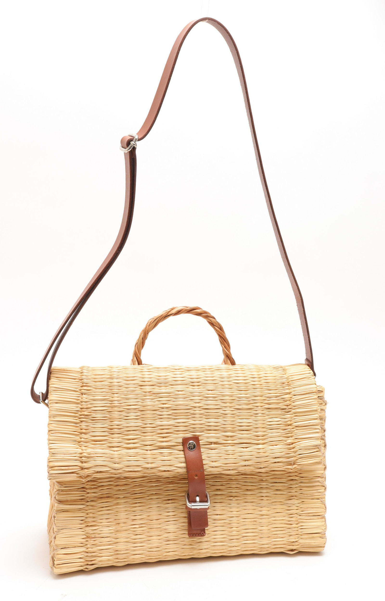 Toino Abel Portuguese Designer Straw Handbag (1 of 6)