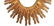 Mid-Century Modern Syroco Wood Sunburst Mirror - 3