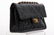 Chanel Vintage Black Quilted Leather Handbag - 3