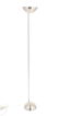 Modern Chrome Floor Lamp w Dome Shade & Base