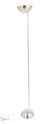 Modern Chrome Floor Lamp w Dome Shade & Base - 5