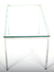 Florence Knoll Style Glass & Chrome Coffee Table - 3