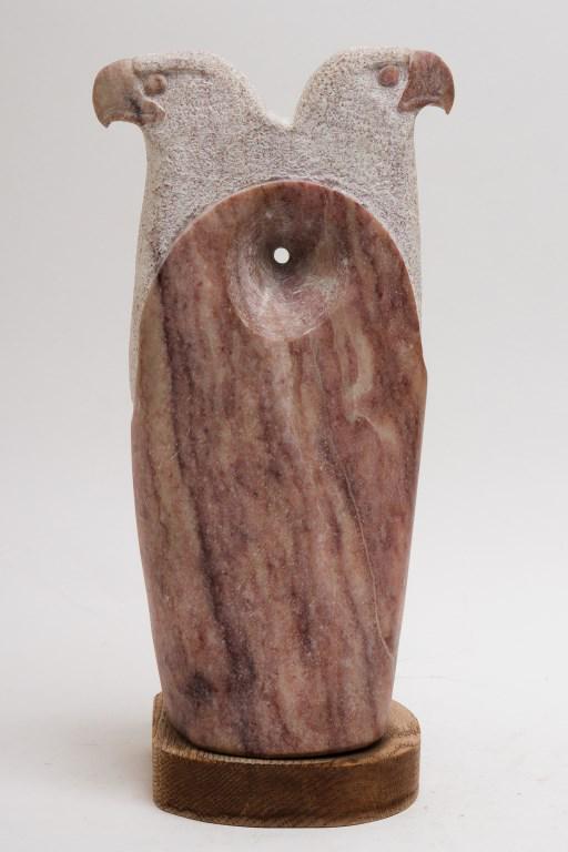 Native American Carved Stone Eagle Sculpture (1 of 5)