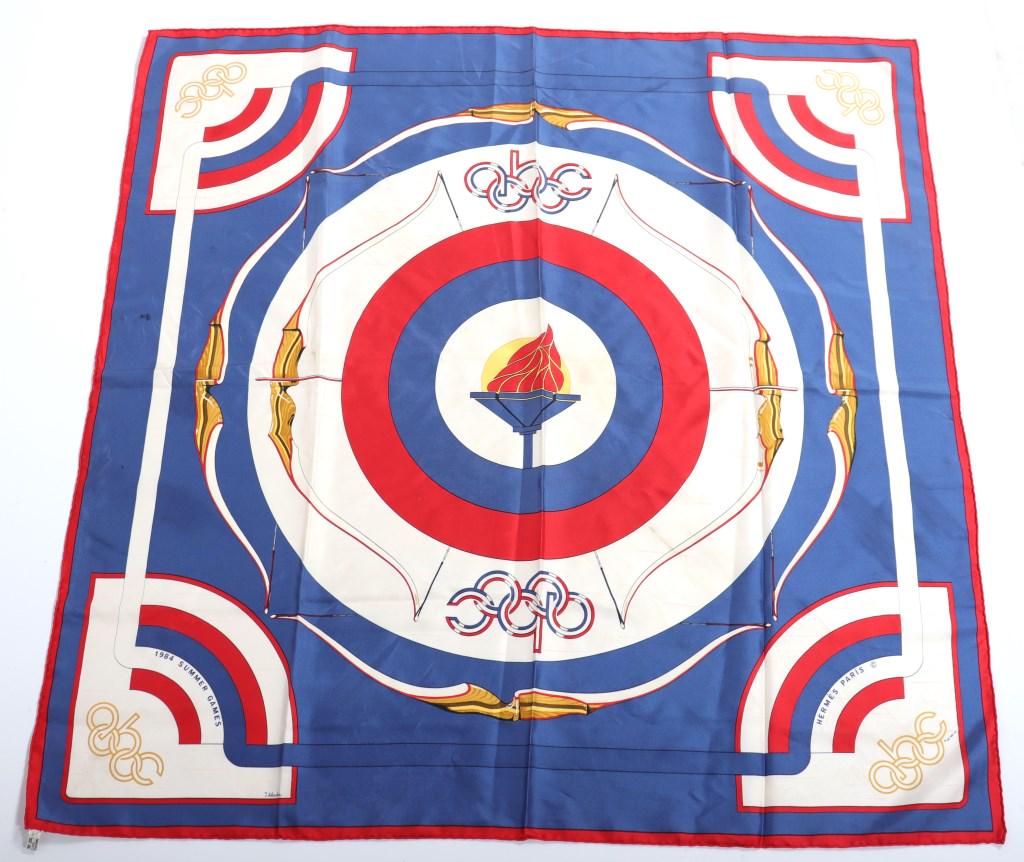 Hermes "ABC 1984 Summer Olympics" Silk Scarf (1 of 4)
