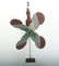 Folk Art Carved & Painted Wood Whirligig - 4