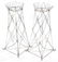 Victorian Garden Wire Planter Stands, Pair - 3