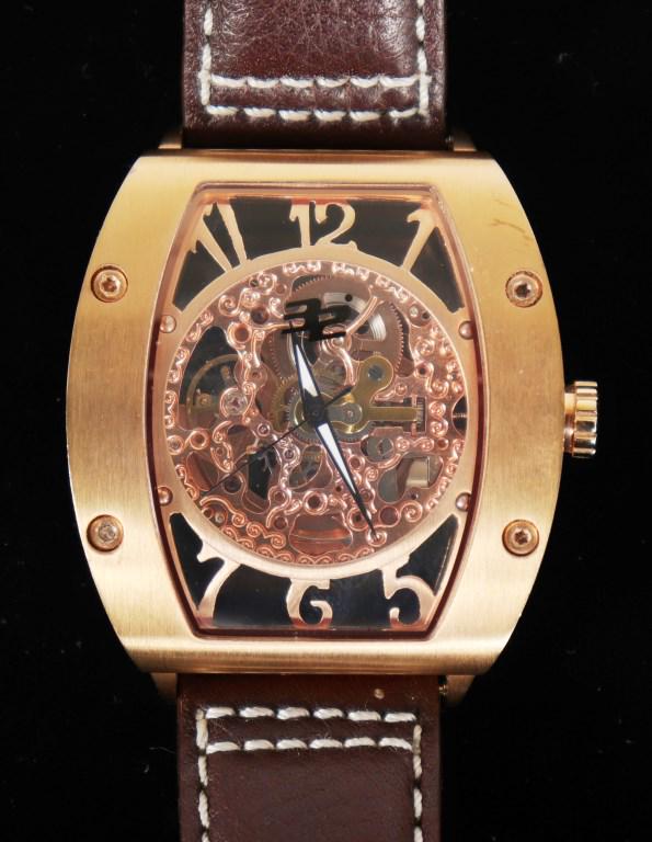 32 Degrees Stainless Steel Skeleton Watch (1 of 8)