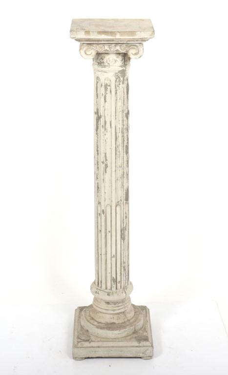Neoclassical Ionic Column Cast-Stone Pedestal (1 of 5)
