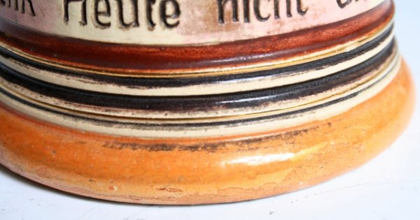 German Art Nouveau Porcelain Beer Stein - 7