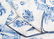 Hermes "Big Cats" Blue & White Silk Scarf - 5