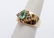 14K Yellow Gold Emerald & Diamond Ring - 2