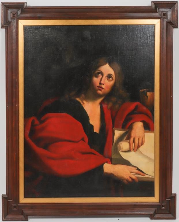 After Domenichino's "St. John the Evangelist" Oil (1 of 7)