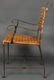 Giacometti Manner Wrought Iron & Wicker Chairs, 5 - 12