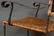 Giacometti Manner Wrought Iron & Wicker Chairs, 5 - 15