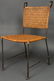 Giacometti Manner Wrought Iron & Wicker Chairs, 5 - 6