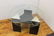 Postmodern Triangular Side Table w Round Glass Top - 2