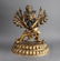 Large Tibetan Gilt Bronze Figure Of Hevajra