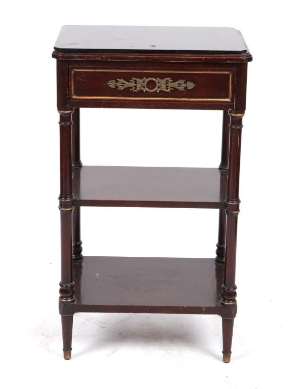 French Empire Style Three Tier Side Table (1 of 6)