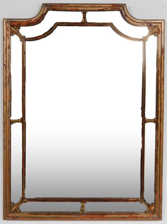 Fleur de Lis Accented Hall Mirror (1 of 3)
