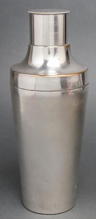 Mid-Century Modern Silver-Plate Cocktail Shaker (1 of 6)