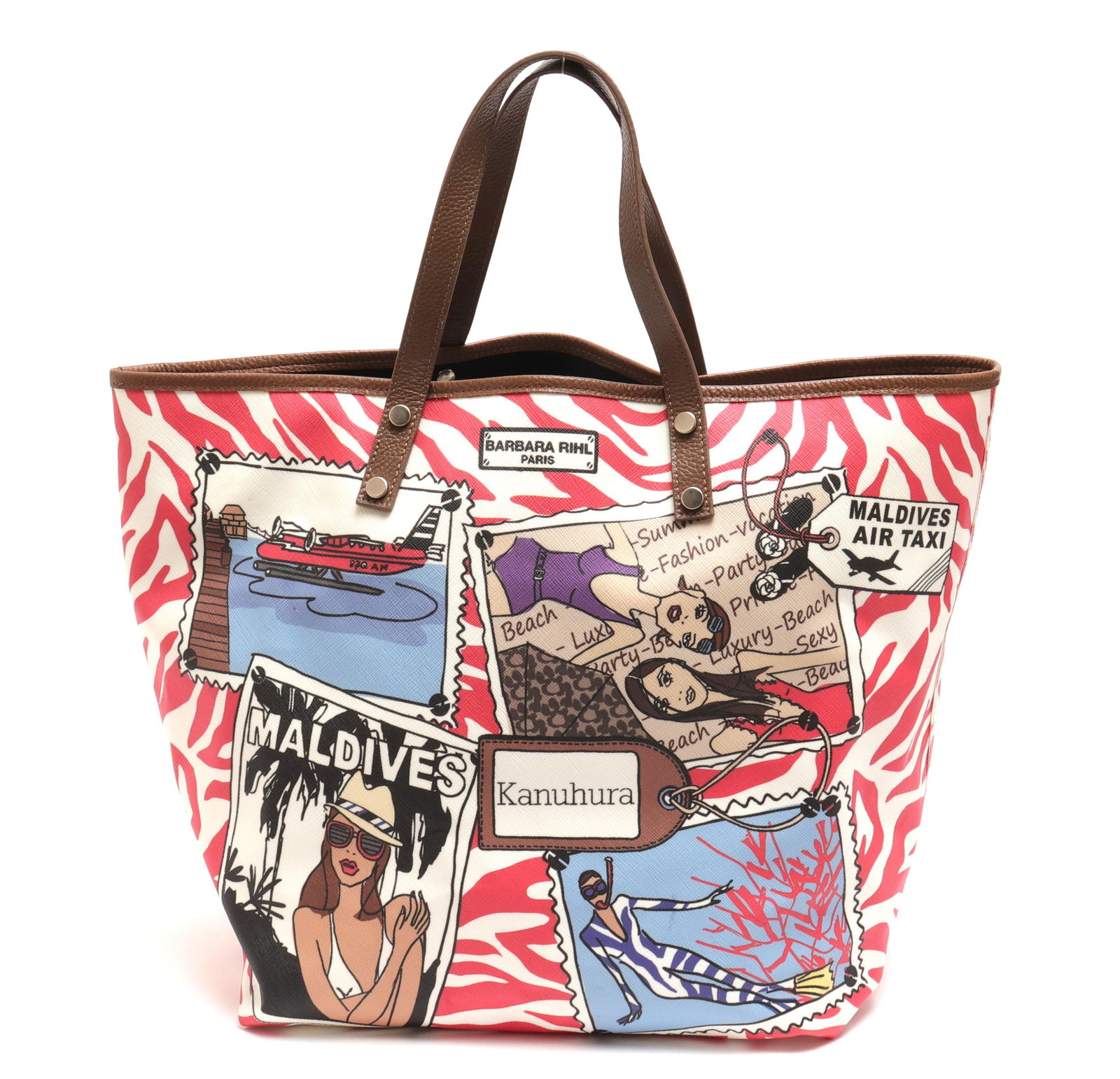 Barbara Rihl Graphic Pattern Tote Bag (1 of 6)