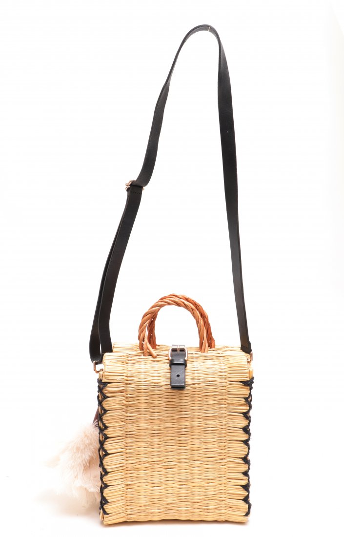 Toino Abel Portuguese Designer Straw Handbag (1 of 6)