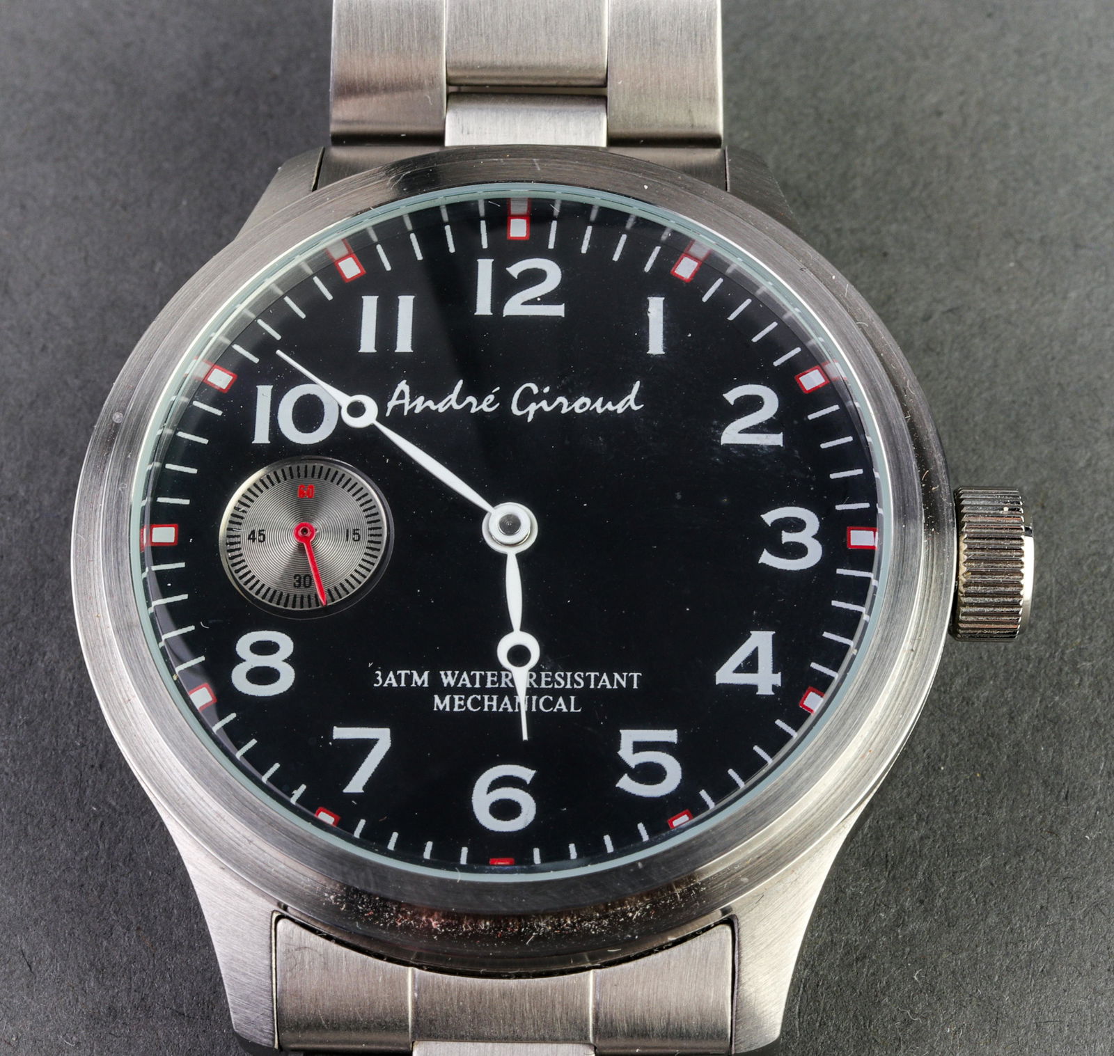 Andre Giroud Stainless Steel Mechanical Watch (1 of 5)