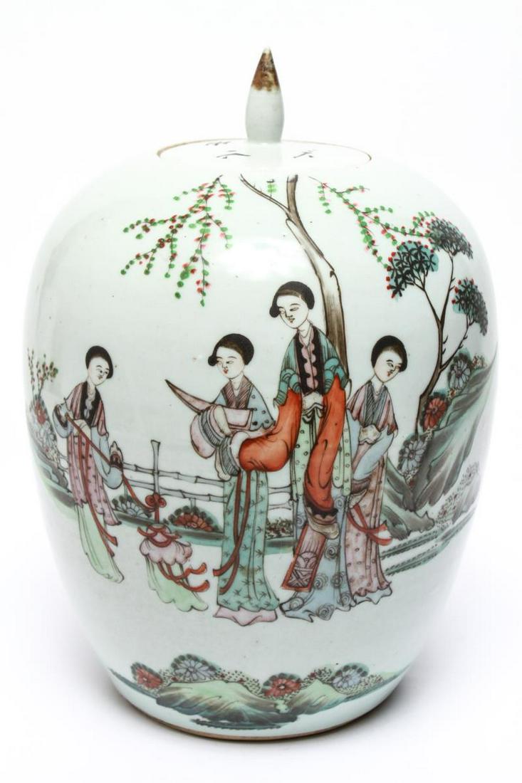 Chinese Qing Porcelain Ginger Jar (1 of 9)