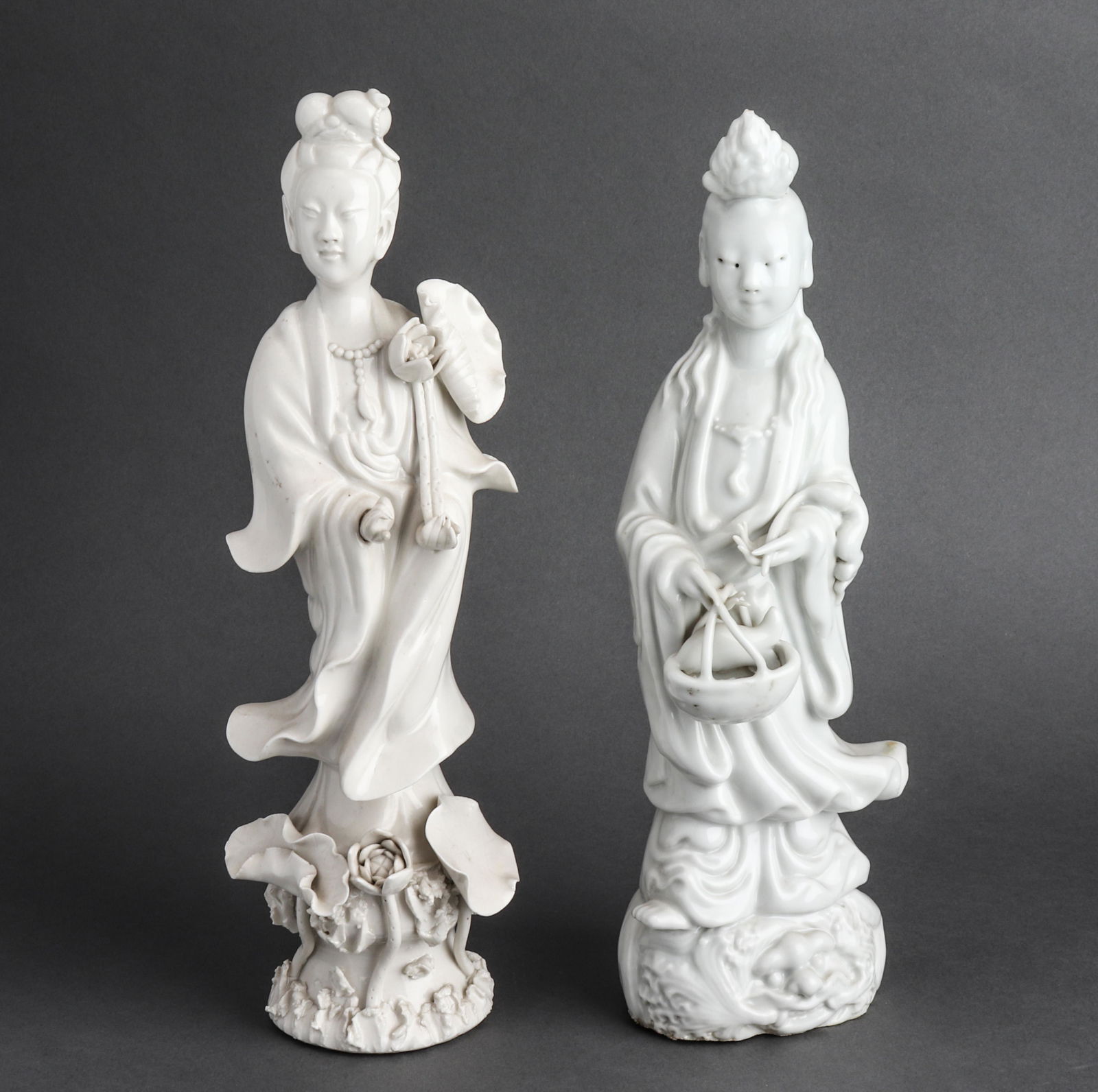 Two Chinese Blanc De Chine Figures Of Guanyin (1 of 7)