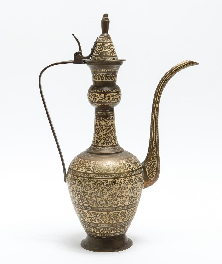 Indian Enamel And Brass Ewer (1 of 3)