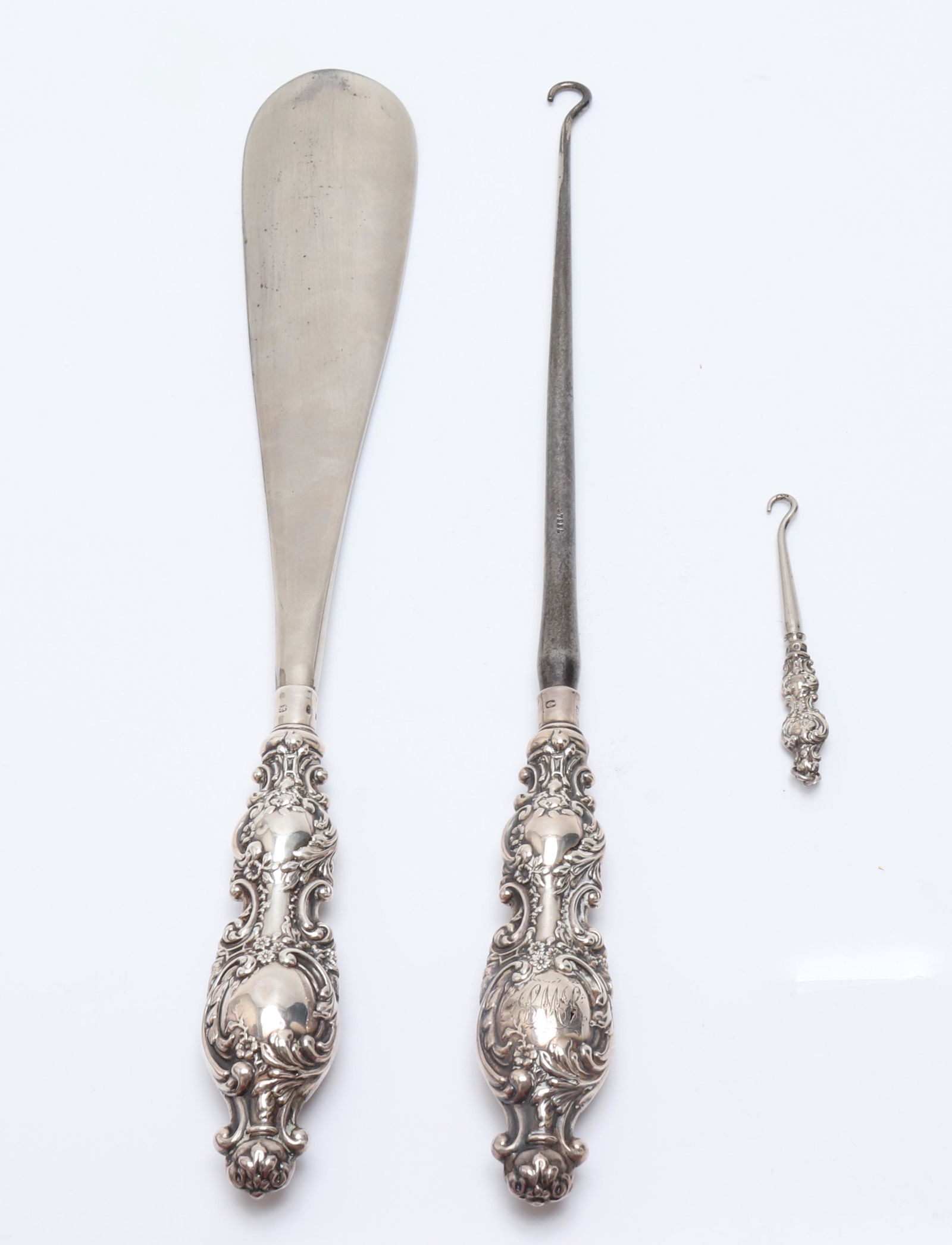 Victorian Silver Cased Vanity / Dresser Set, 3 (1 of 5)