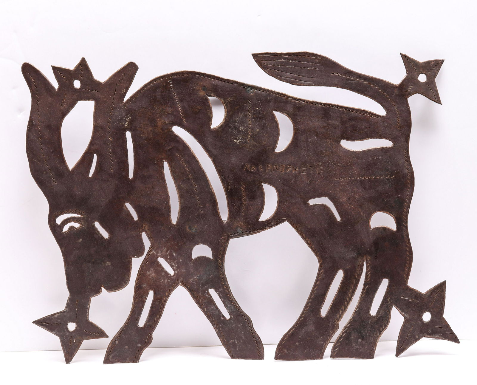 Max Prophete Haitian Steel Folk Art (1 of 3)