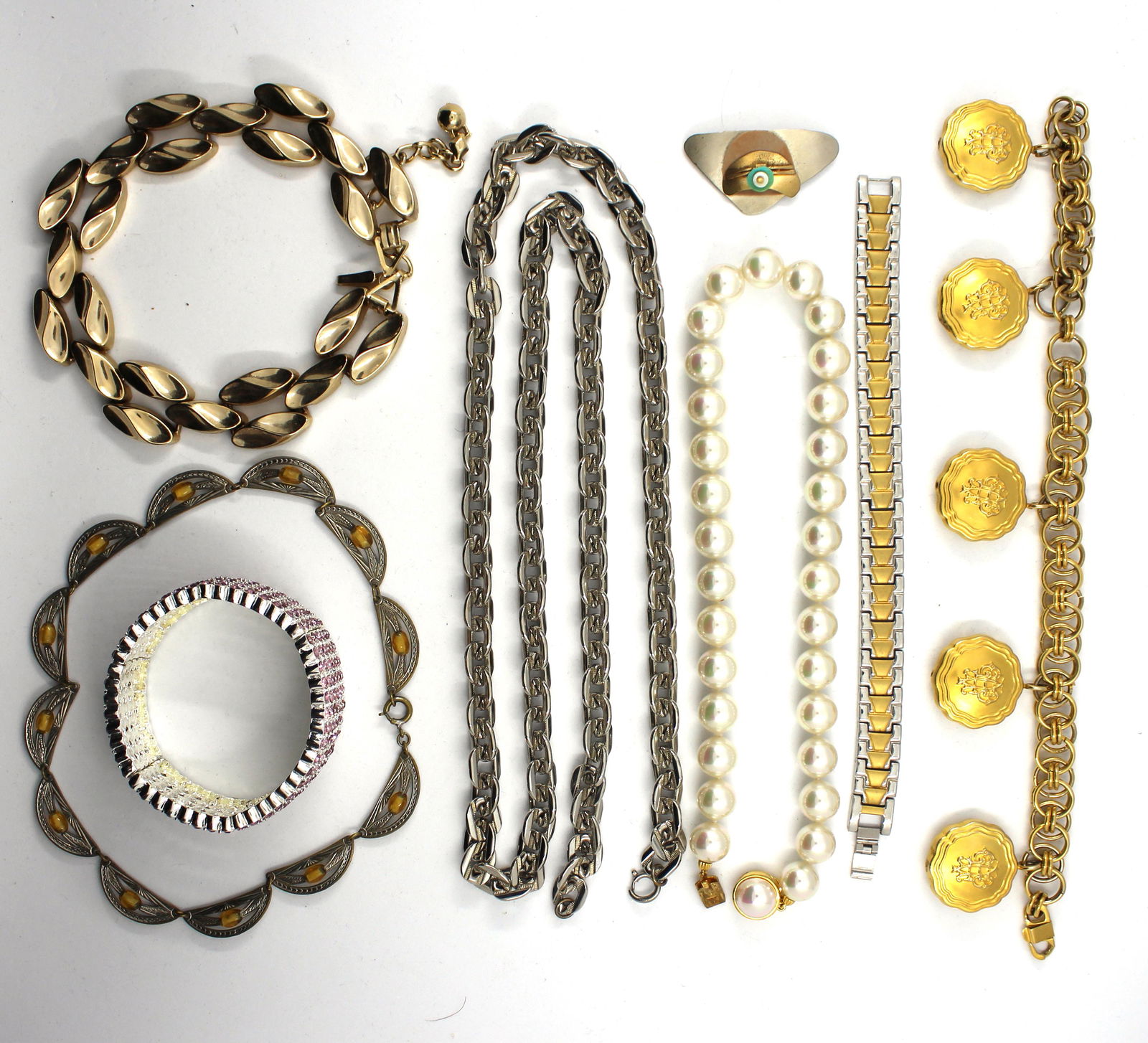 Misc. Mixed Metal Necklaces, Bracelets, 8 (1 of 10)