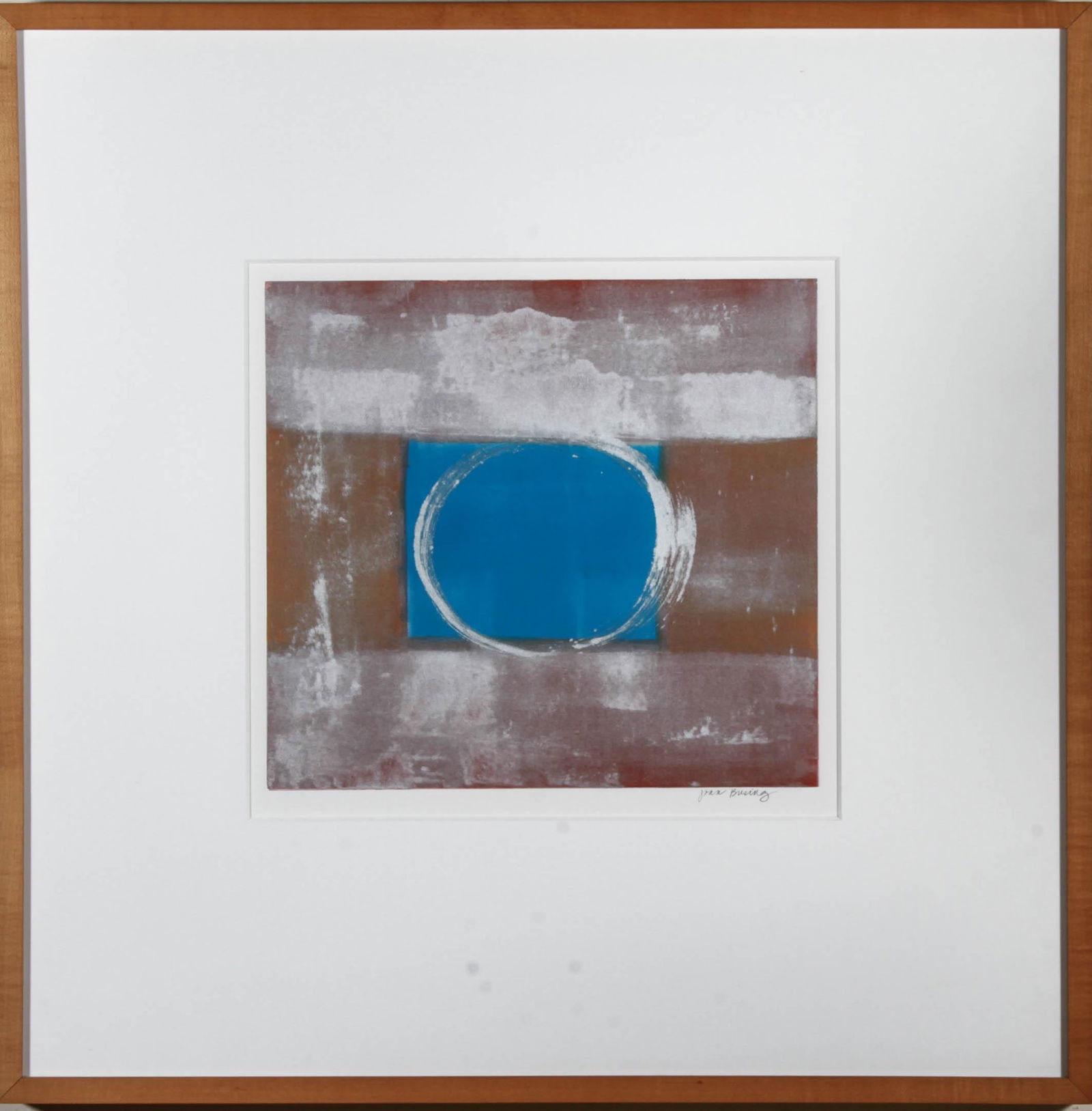 Joan Busing "The Ring" Oil on Paper Monoprint (1 of 5)