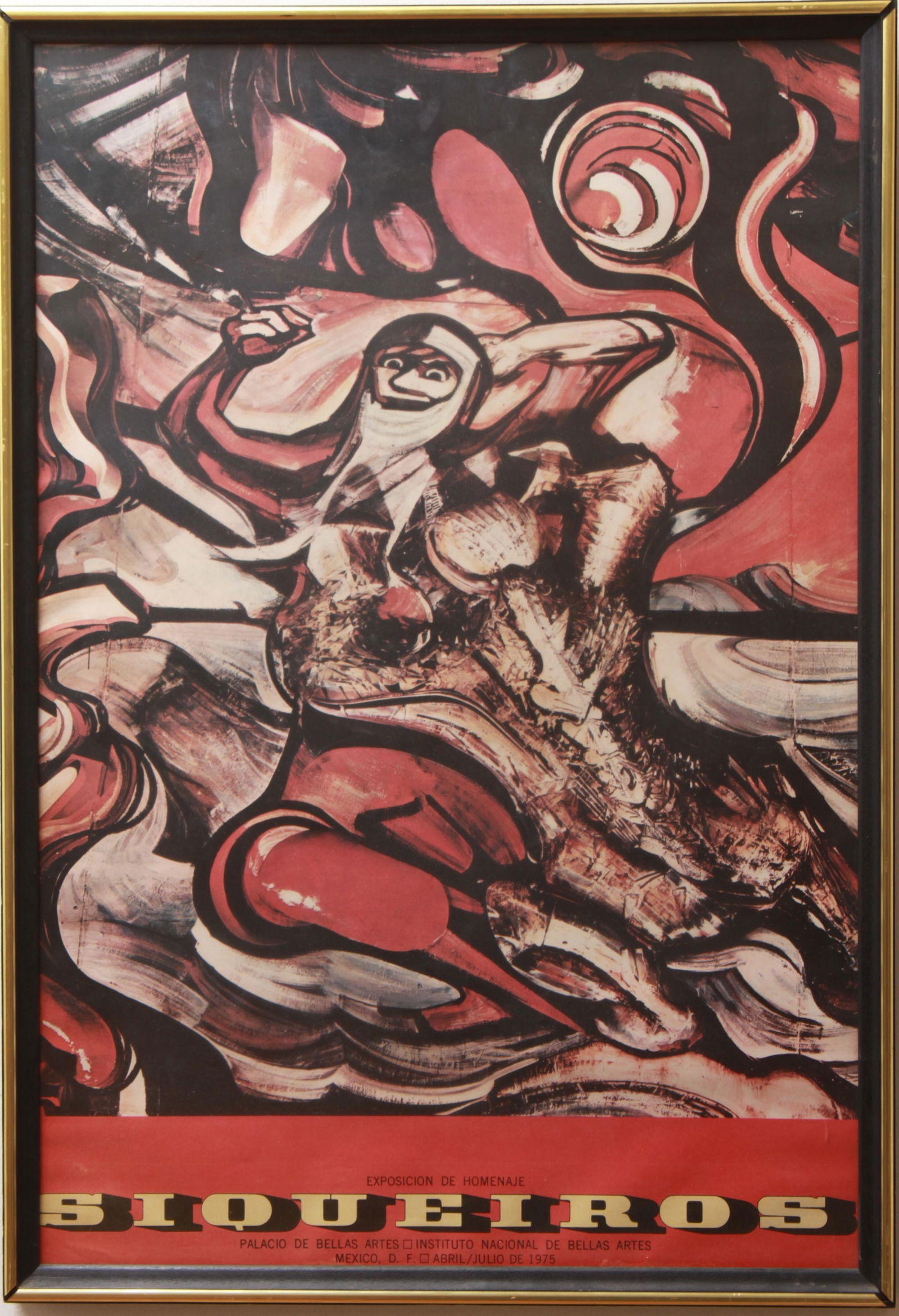 Siqueiros Exposicion de Homenaje Exhibition Poster (1 of 3)